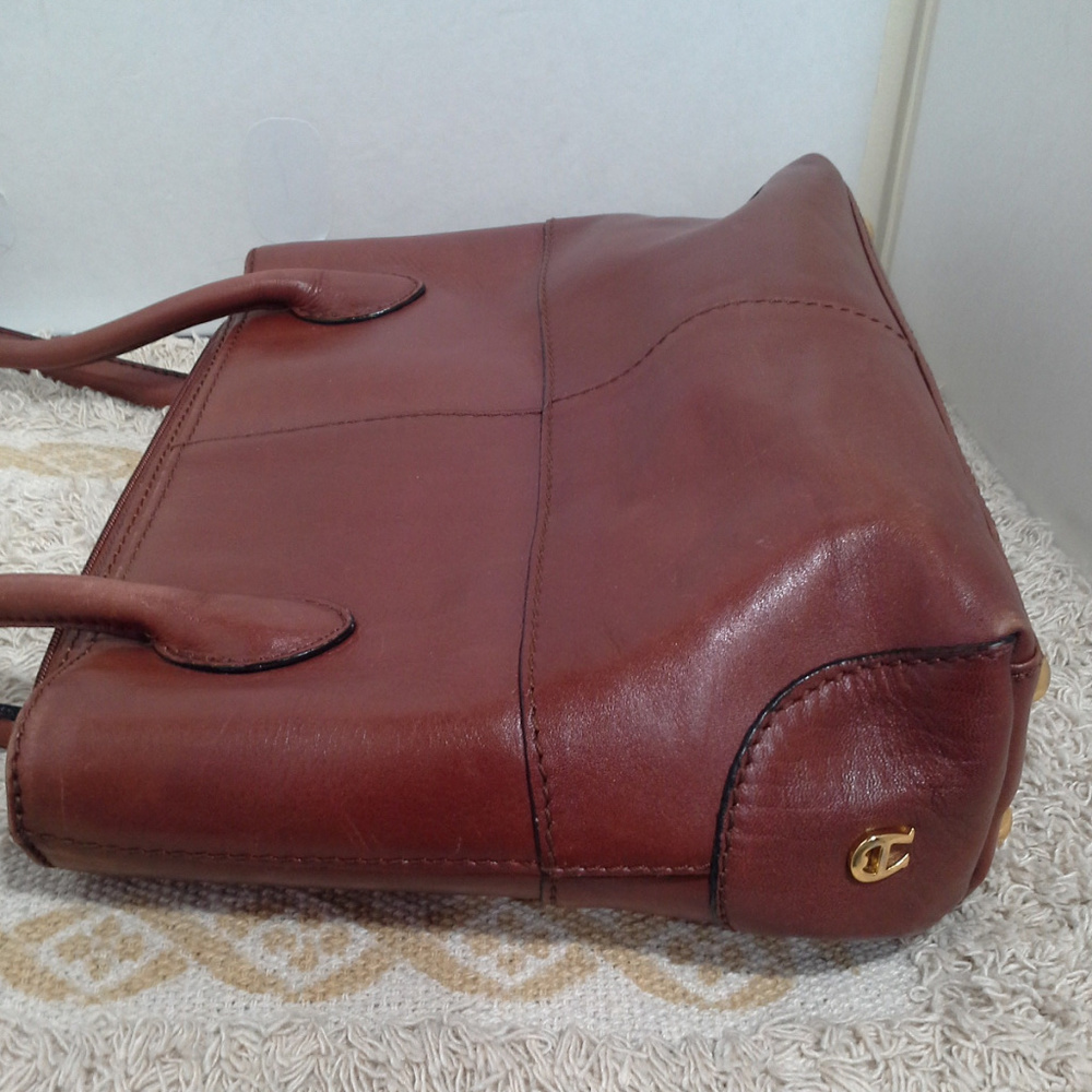 Etienne Aigner shoulder bag Red brown 11x8x3 - Picture 4 of 8